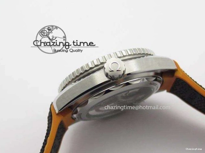 0109 Thermal 2016 Planet Ocean 45mm SS JHF Black Dial On Nylon Strap A 8245